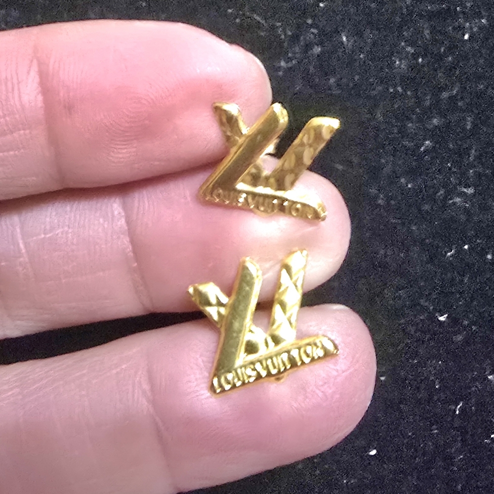 LV Gold Earrings - Picture 9 of 13